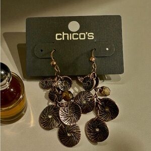 Chico's Textured Copper Earrings 💅